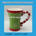 Novela taza de cerámica con forma de Santa Claus de alta calidad